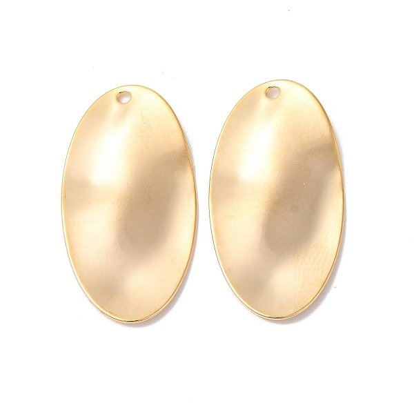 PandaHall Brass Pendants, Oval Charm, Real 18K Gold Plated, 29.5x15.5x1.5mm, Hole: 1.4mm Brass Oval
PandaHall Brass Pendants, Oval Charm, Real 18K Gold Plated, 29.5x15.5x1.5mm, Hole: 1.4mm Brass Oval