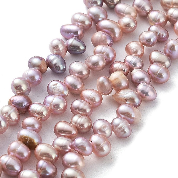 PandaHall Natural Cultured Freshwater Pearl Beads Strands, Rice, Thistle, 6.5~8x5~5.5mm, Hole: 0.5mm, about 72pcs/strand, 13.82''(35.1cm)..., Purple
PandaHall Natural Cultured Freshwater Pearl Beads Strands, Rice, Thistle, 6.5~8x5~5.5mm, Hole: 0.5mm, about 72pcs/strand, 13.82''(35.1cm)..., Purple