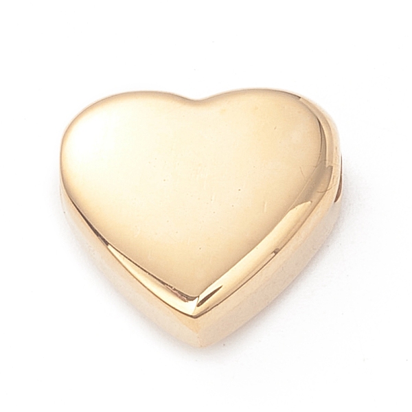 PandaHall Vacuum Plating 304 Stainless Steel Beads, Heart, 18K Gold Plated, 11x12x5mm, Hole: 2mm 304 Stainless Steel Heart
PandaHall Vacuum Plating 304 Stainless Steel Beads, Heart, 18K Gold Plated, 11x12x5mm, Hole: 2mm 304 Stainless Steel Heart