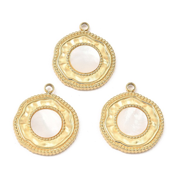 PandaHall Ion Plating(IP) 316 Stainless Steel Pendants, Flat Round White Shell Charms, Real 24K Gold Plated, 17.5x15x1.8mm, Hole: 1.6mm...
PandaHall Ion Plating(IP) 316 Stainless Steel Pendants, Flat Round White Shell Charms, Real 24K Gold Plated, 17.5x15x1.8mm, Hole: 1.6mm...
