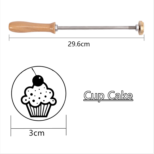 PandaHall Stamping Embossing Soldering Brass with Stamp, for Cake/Wood, Food Pattern, 30mm Brass Food
PandaHall Stamping Embossing Soldering Brass with Stamp, for Cake/Wood, Food Pattern, 30mm Brass Food