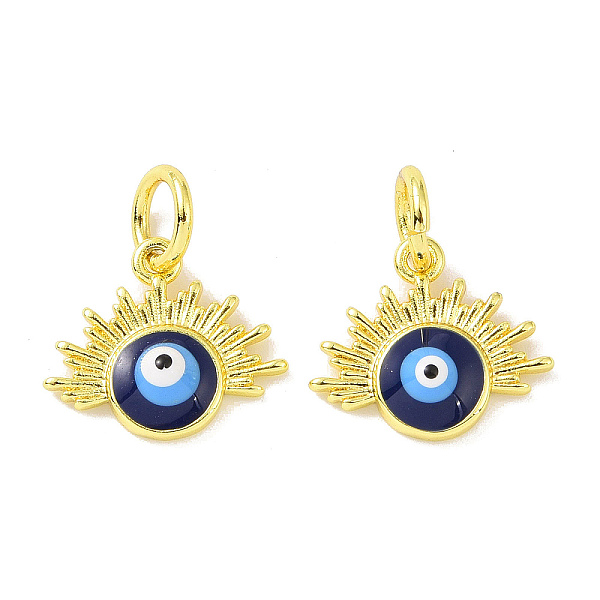 PandaHall Real 18K Gold Plated Brass Pendants, with Enamel and Jump Ring, Evil Eye, 12x14x3mm, Hole: 4mm Brass+Enamel Evil Eye
PandaHall Real 18K Gold Plated Brass Pendants, with Enamel and Jump Ring, Evil Eye, 12x14x3mm, Hole: 4mm Brass+Enamel Evil Eye