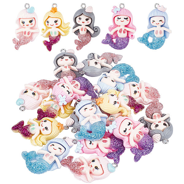 PandaHall CHGCRAFT 20pcs 5Styles Mermaid Pendants Resin Charms Mermaid Opaque Resin Pendants Flatback Resin Charms for DIY Jewelry Making..., Multicolor
PandaHall CHGCRAFT 20pcs 5Styles Mermaid Pendants Resin Charms Mermaid Opaque Resin Pendants Flatback Resin Charms for DIY Jewelry Making..., Multicolor