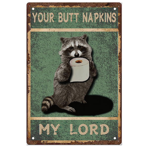 PandaHall Vintage Metal Tin Sign, Iron Wall Decor for Bars, Restaurants, Cafes Pubs, Rectangle, Raccoon, 300x200x0.5mm Iron Raccoon
PandaHall Vintage Metal Tin Sign, Iron Wall Decor for Bars, Restaurants, Cafes Pubs, Rectangle, Raccoon, 300x200x0.5mm Iron Raccoon