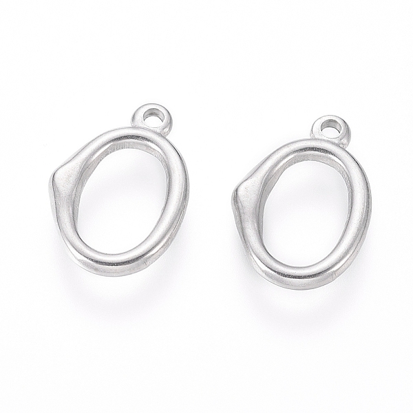 PandaHall 304 Stainless Steel Charms, Oval Ring, Stainless Steel Color, 14.5x10x2mm, Hole: 1.4mm 304 Stainless Steel Oval
PandaHall 304 Stainless Steel Charms, Oval Ring, Stainless Steel Color, 14.5x10x2mm, Hole: 1.4mm 304 Stainless Steel Oval
