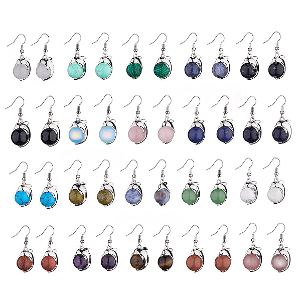 PandaHall Natural & Synthetic Gemstone Dolphin Dangle Earrings with Crystal Rhinestone, Platinum Brass Jewelry for Women, 38mm, Pin: 0.6mm...
PandaHall Natural & Synthetic Gemstone Dolphin Dangle Earrings with Crystal Rhinestone, Platinum Brass Jewelry for Women, 38mm, Pin: 0.6mm...