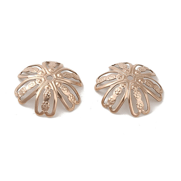 PandaHall 304 Stainless Steel Bead Caps, Flower, Rose Gold, 14.5x3mm, Hole: 1.6mm 304 Stainless Steel
PandaHall 304 Stainless Steel Bead Caps, Flower, Rose Gold, 14.5x3mm, Hole: 1.6mm 304 Stainless Steel