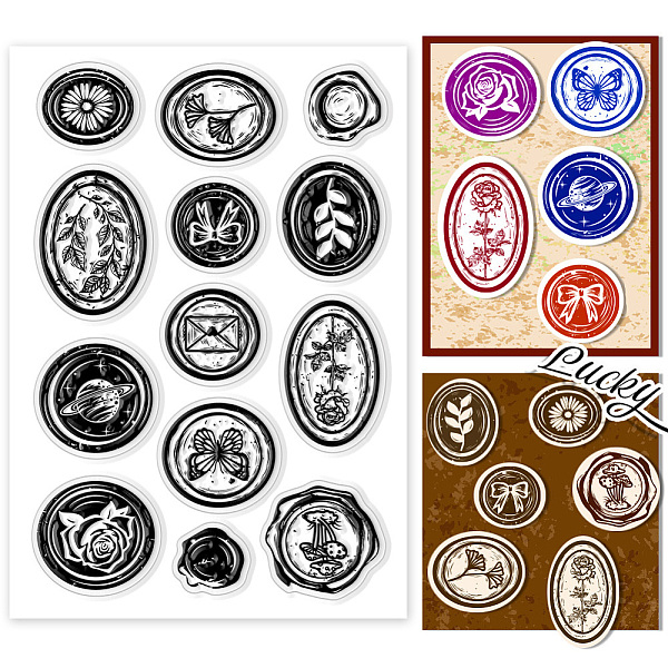 PandaHall PH Seal Stamp Clear Stamps for Card Making, 13 Styles Rubber Stamp Flower/Butterfly/Envelope Transparent Craft Stamp Seal Stamp...
PandaHall PH Seal Stamp Clear Stamps for Card Making, 13 Styles Rubber Stamp Flower/Butterfly/Envelope Transparent Craft Stamp Seal Stamp...