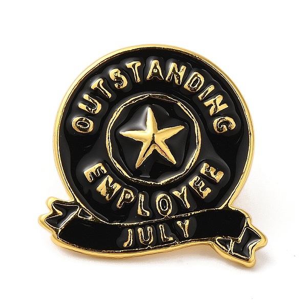 PandaHall Golden Tone Alloy Outstanding Employee of The Month Enamel Pins, Employee Reward Broch, Black, July, 23x24x2mm Alloy+Enamel Others...
PandaHall Golden Tone Alloy Outstanding Employee of The Month Enamel Pins, Employee Reward Broch, Black, July, 23x24x2mm Alloy+Enamel Others...