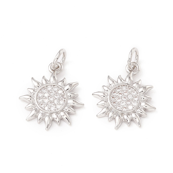 PandaHall Brass Micro Pave Clear Cubic Zirconia Pendants, with Jump Rings, Cadmium Free & Lead Free, Long-Lasting Plated, Sun, Platinum...
PandaHall Brass Micro Pave Clear Cubic Zirconia Pendants, with Jump Rings, Cadmium Free & Lead Free, Long-Lasting Plated, Sun, Platinum...