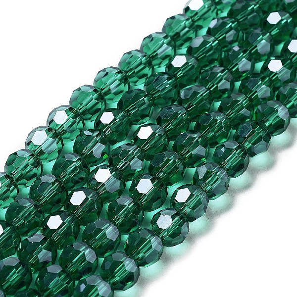 PandaHall Electroplate Transparent Glass Beads Strands, Faceted(32 Facets), Round, Pearl Luster Plated, Sea Green, 8mm, Hole: 1mm, about...
PandaHall Electroplate Transparent Glass Beads Strands, Faceted(32 Facets), Round, Pearl Luster Plated, Sea Green, 8mm, Hole: 1mm, about...