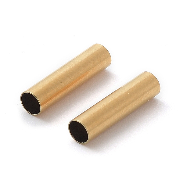 PandaHall Ion Plating(IP) 304 Stainless Steel Tube Beads, Golden, 10x2.5mm, Hole: 2mm 304 Stainless Steel Tube
PandaHall Ion Plating(IP) 304 Stainless Steel Tube Beads, Golden, 10x2.5mm, Hole: 2mm 304 Stainless Steel Tube