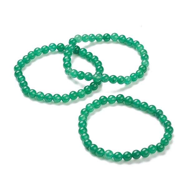 PandaHall Natural Green Aventurine Beaded Stretch Bracelets, Round, Beads: 6~6.5mm, Inner Diameter: 2-1/4 inch(5.55cm) Green Aventurine
PandaHall Natural Green Aventurine Beaded Stretch Bracelets, Round, Beads: 6~6.5mm, Inner Diameter: 2-1/4 inch(5.55cm) Green Aventurine