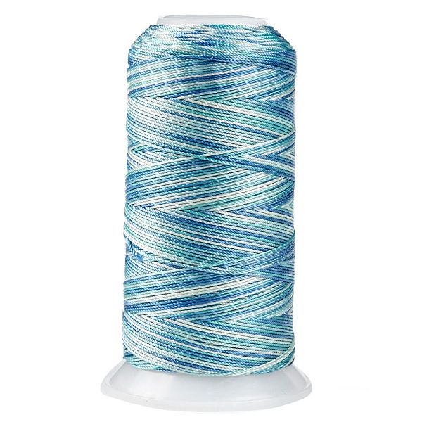 PandaHall Segment Dyed Round Polyester Sewing Thread, for Hand & Machine Sewing, Tassel Embroidery, Sky Blue, 3-Ply 0.2mm, about 1000m/roll...
PandaHall Segment Dyed Round Polyester Sewing Thread, for Hand & Machine Sewing, Tassel Embroidery, Sky Blue, 3-Ply 0.2mm, about 1000m/roll...