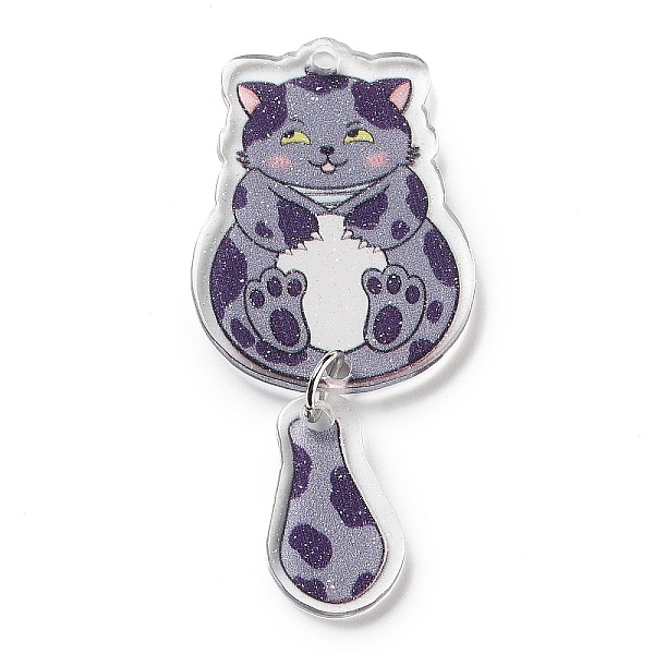 PandaHall Acrylic Pendants, Cat, Purple, 56x26x2.5mm, Hole: 1.8mm Alloy+Acrylic Cat Shape Purple
PandaHall Acrylic Pendants, Cat, Purple, 56x26x2.5mm, Hole: 1.8mm Alloy+Acrylic Cat Shape Purple