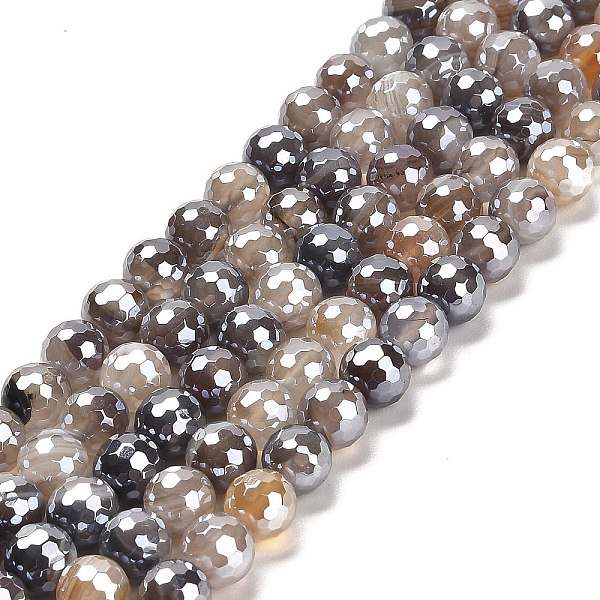 PandaHall Electroplated Natural Botswana Agate Round Beads Strands, Faceted(128 Facets), 8mm, Hole: 1.2mm, about 46pcs/strand, 14.96 inch...
PandaHall Electroplated Natural Botswana Agate Round Beads Strands, Faceted(128 Facets), 8mm, Hole: 1.2mm, about 46pcs/strand, 14.96 inch...