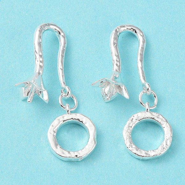 PandaHall Brass Peg Bails Pendants, for Half Drilled Beads, Silver, 31.5mm, Hole: 1mm, Pin: 0.9mm Brass
PandaHall Brass Peg Bails Pendants, for Half Drilled Beads, Silver, 31.5mm, Hole: 1mm, Pin: 0.9mm Brass
