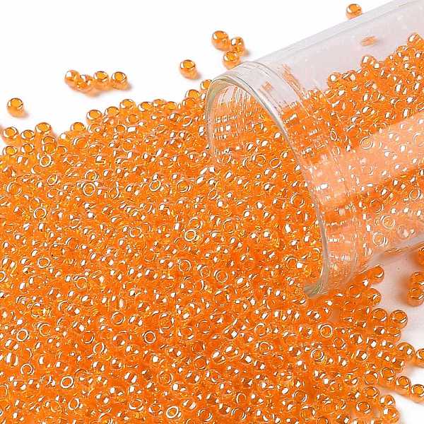 PandaHall TOHO Round Seed Beads, Japanese Seed Beads, (111) Transparent Luster Light Hyacinth, 11/0, 2.2mm, Hole: 0.8mm, about 5555pcs/50g..., Orange
PandaHall TOHO Round Seed Beads, Japanese Seed Beads, (111) Transparent Luster Light Hyacinth, 11/0, 2.2mm, Hole: 0.8mm, about 5555pcs/50g..., Orange