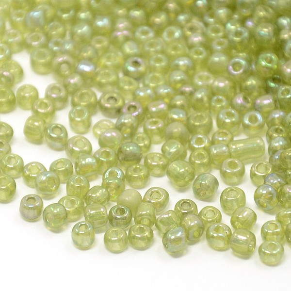 PandaHall (Repacking Service Available) Round Glass Seed Beads, Transparent Colours Rainbow, Round, Green Yellow, 6/0, 4mm, about 12g/bag...
PandaHall (Repacking Service Available) Round Glass Seed Beads, Transparent Colours Rainbow, Round, Green Yellow, 6/0, 4mm, about 12g/bag...