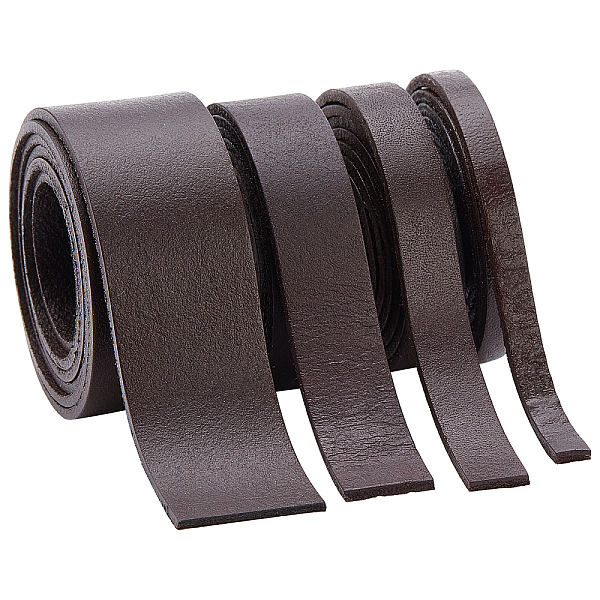 PandaHall GORGECRAFT 4 Sizes Brown Flat Genuine Leather Strap Jewelry Cord Roll Total 126 Inch Long Full Grain Leather Braiding String Strip...
PandaHall GORGECRAFT 4 Sizes Brown Flat Genuine Leather Strap Jewelry Cord Roll Total 126 Inch Long Full Grain Leather Braiding String Strip...