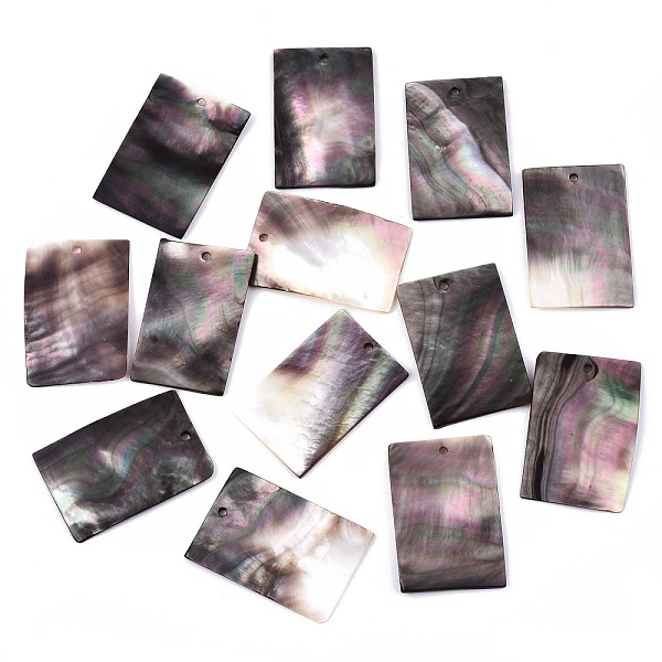 PandaHall Natural Black Lip Shell Pendants, Rectangle, 29.5x20x2mm, Hole: 1.6mm Black Lip Shell Rectangle
PandaHall Natural Black Lip Shell Pendants, Rectangle, 29.5x20x2mm, Hole: 1.6mm Black Lip Shell Rectangle
