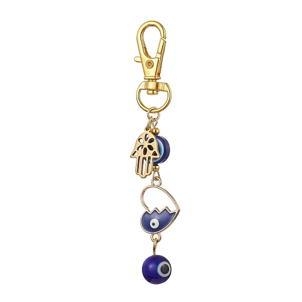 PandaHall Alloy Enamel Pendant Decorations, Resin Beads and Swivel Lobster Claw Clasps Charm, Hamsa Hand, Heart, 87mm Alloy+Enamel Heart..., Blue
PandaHall Alloy Enamel Pendant Decorations, Resin Beads and Swivel Lobster Claw Clasps Charm, Hamsa Hand, Heart, 87mm Alloy+Enamel Heart..., Blue