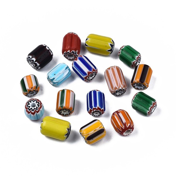 PandaHall Handmade Millefiori Lampwork Beads, Column, Mixed Color, 8~13x7~9mm, Hole: 1.2~3mm Millefiori Lampwork Column Multicolor
PandaHall Handmade Millefiori Lampwork Beads, Column, Mixed Color, 8~13x7~9mm, Hole: 1.2~3mm Millefiori Lampwork Column Multicolor