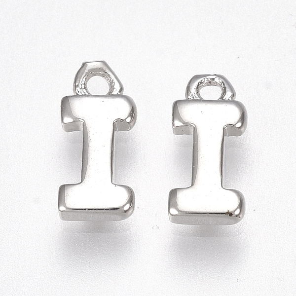 PandaHall Brass Charms, Letter, Nickel Free, Real Platinum Plated, Letter.I, 8x4x1.5mm, Hole: 0.8mm Brass Letter
PandaHall Brass Charms, Letter, Nickel Free, Real Platinum Plated, Letter.I, 8x4x1.5mm, Hole: 0.8mm Brass Letter