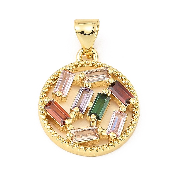 PandaHall Real 18K Gold Rack Plating Brass Micro Pave Cubic Zirconia Pendants, Long-Lasting Plated, Cadmium Free & Lead Free, Flat Round...
PandaHall Real 18K Gold Rack Plating Brass Micro Pave Cubic Zirconia Pendants, Long-Lasting Plated, Cadmium Free & Lead Free, Flat Round...