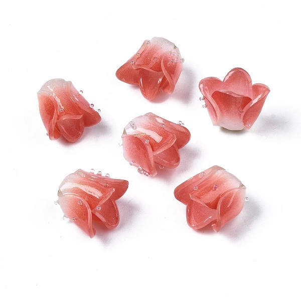 PandaHall Plastic Beads, Flower, Salmon, 13~15x13.5~15x13.5~15mm, Hole: 0.8mm Plastic Flower Red
PandaHall Plastic Beads, Flower, Salmon, 13~15x13.5~15x13.5~15mm, Hole: 0.8mm Plastic Flower Red