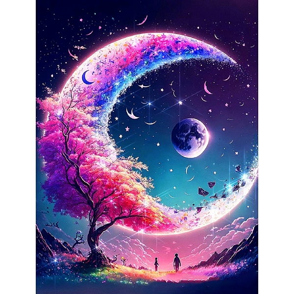 PandaHall Fancy Tree Moon Night Scenery DIY Diamond Painting Kit, Including Resin Rhinestones Bag, Diamond Sticky Pen, Tray Plate and Glue...
PandaHall Fancy Tree Moon Night Scenery DIY Diamond Painting Kit, Including Resin Rhinestones Bag, Diamond Sticky Pen, Tray Plate and Glue...