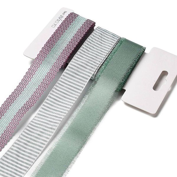 PandaHall 9 Yards 3 Styles Polyester Ribbon, for DIY Handmade Craft, Hair Bowknots and Gift Decoration, Light Green Color Palette, Pale...
PandaHall 9 Yards 3 Styles Polyester Ribbon, for DIY Handmade Craft, Hair Bowknots and Gift Decoration, Light Green Color Palette, Pale...