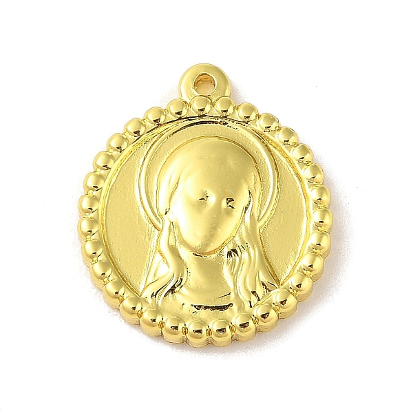 PandaHall 304 Stainless Steel Pendants, Flat Round with Human Charm, Real 18K Gold Plated, 20.5x18x3mm, Hole: 1.2mm 304 Stainless Steel Flat...
PandaHall 304 Stainless Steel Pendants, Flat Round with Human Charm, Real 18K Gold Plated, 20.5x18x3mm, Hole: 1.2mm 304 Stainless Steel Flat...