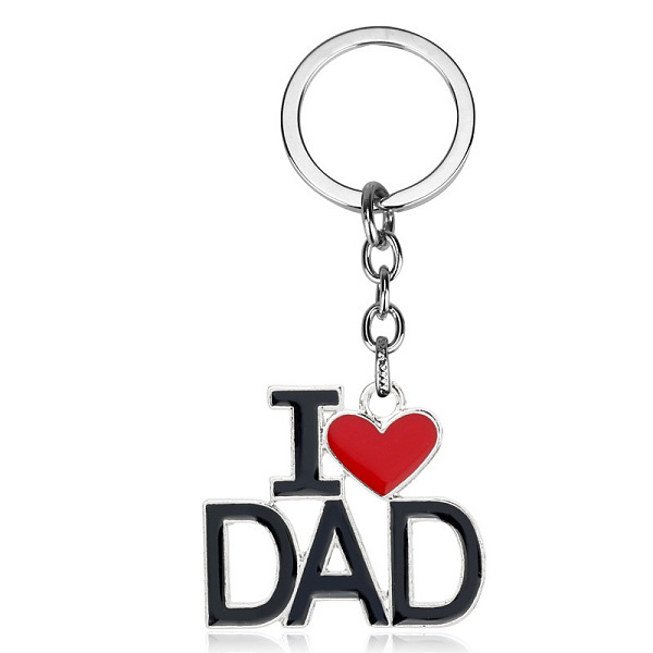 PandaHall Word I Love Dad Alloy Enamel Pendant Keychain, Father's Day Keychain, with Iron Findings, Platinum, 8.5cm Alloy Word
PandaHall Word I Love Dad Alloy Enamel Pendant Keychain, Father's Day Keychain, with Iron Findings, Platinum, 8.5cm Alloy Word