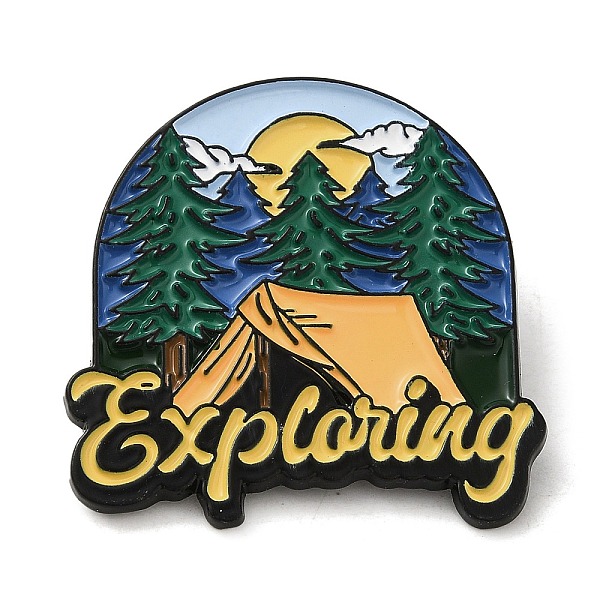 PandaHall Outdoor Camping Theme Enamel Pins, Black Alloy Badge for Backpack Clothes, Mountain, 30x30x1.5mm Alloy+Enamel Mountain Gold
PandaHall Outdoor Camping Theme Enamel Pins, Black Alloy Badge for Backpack Clothes, Mountain, 30x30x1.5mm Alloy+Enamel Mountain Gold