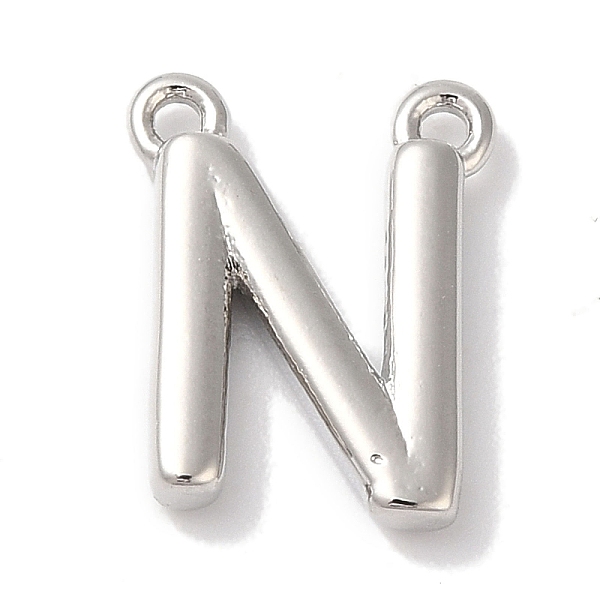 PandaHall Rack Plating Brass Pendants, Long-Lasting Plated, Lead Free & Cadmium Free, Letter Charms, Platinum, Letter N, 11x9x2mm, Hole: 1mm...
PandaHall Rack Plating Brass Pendants, Long-Lasting Plated, Lead Free & Cadmium Free, Letter Charms, Platinum, Letter N, 11x9x2mm, Hole: 1mm...