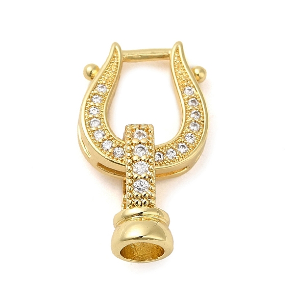 PandaHall Rack Plating Brass Micro Pave Clear Cubic Zirconia U-Shaped Fold Over Clasps, Cadmium Free & Lead Free, Long-Lasting Plated, Real...
PandaHall Rack Plating Brass Micro Pave Clear Cubic Zirconia U-Shaped Fold Over Clasps, Cadmium Free & Lead Free, Long-Lasting Plated, Real...