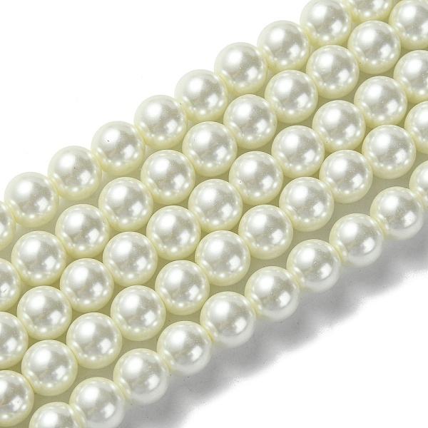 PandaHall Eco-Friendly Dyed Glass Pearl Round Beads Strands, Grade A, Cotton Cord Threaded, Beige, 8mm, Hole: 0.7~1.1mm, about 52pcs/strand..., Yellow
PandaHall Eco-Friendly Dyed Glass Pearl Round Beads Strands, Grade A, Cotton Cord Threaded, Beige, 8mm, Hole: 0.7~1.1mm, about 52pcs/strand..., Yellow