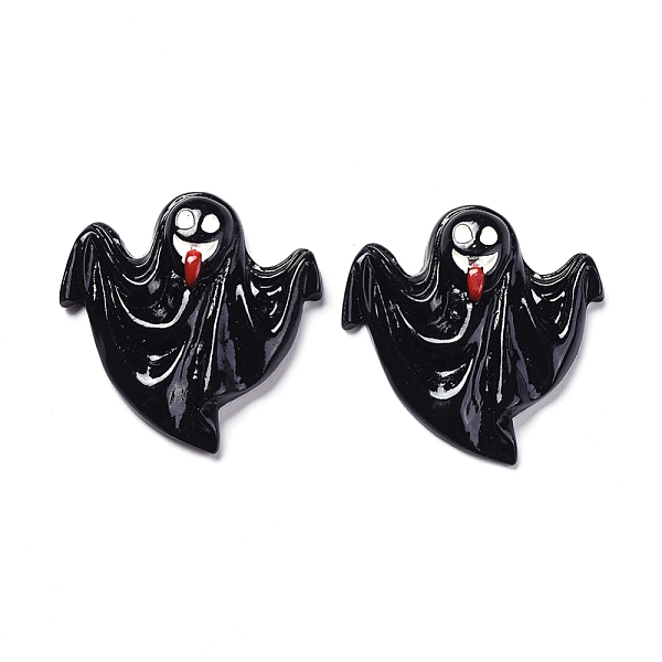PandaHall Halloween Theme Opaque Resin Cabochons, for Jewelry Making, Ghost Sticking Tongue Out, Flat Back, Black, 30.5x29x6mm Resin Ghost...
PandaHall Halloween Theme Opaque Resin Cabochons, for Jewelry Making, Ghost Sticking Tongue Out, Flat Back, Black, 30.5x29x6mm Resin Ghost...