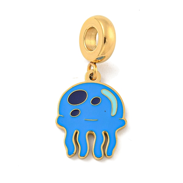 PandaHall Ion Plating(IP) 304 Stainless Steel Enamel European Dangle Charms, Large Hole Pendants, Jellyfish Charm, Royal Blue, 27mm, Hole...
PandaHall Ion Plating(IP) 304 Stainless Steel Enamel European Dangle Charms, Large Hole Pendants, Jellyfish Charm, Royal Blue, 27mm, Hole...
