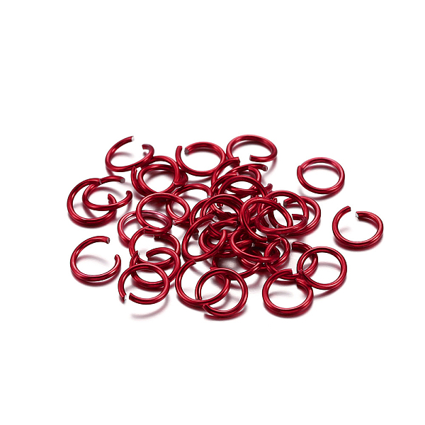 PandaHall Aluminum Jump Rings, Open Jump Rings, Round Ring, FireBrick, 20 Gauge, 6x0.8mm, Inner Diameter: 4.4mm, about 300pcs/bag Aluminum..., Red
PandaHall Aluminum Jump Rings, Open Jump Rings, Round Ring, FireBrick, 20 Gauge, 6x0.8mm, Inner Diameter: 4.4mm, about 300pcs/bag Aluminum..., Red