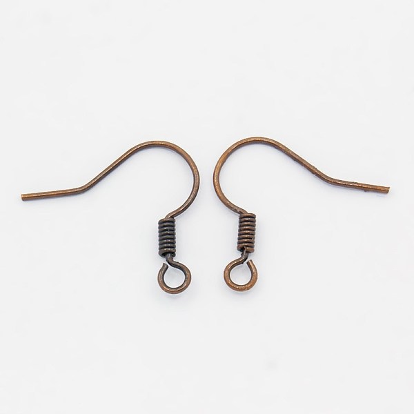 PandaHall Red Copper Brass Earring Hooks, with Horizontal Loop, Nickel Free, 17mm, Hole: 1.5mm, Pin: 0.7mm Brass
PandaHall Red Copper Brass Earring Hooks, with Horizontal Loop, Nickel Free, 17mm, Hole: 1.5mm, Pin: 0.7mm Brass