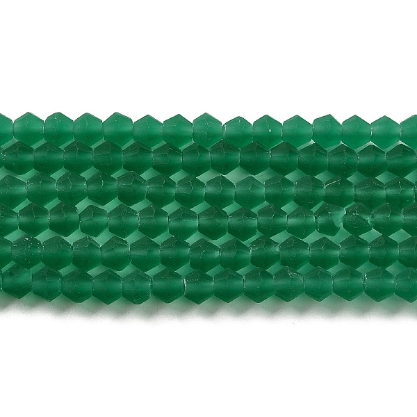 PandaHall Imitate Austrian Crystal Frosted Glass Beads Strands, Grade AA, Faceted Bicone, Sea Green, 4.5x3.5~4mm, Hole: 1mm, about...
PandaHall Imitate Austrian Crystal Frosted Glass Beads Strands, Grade AA, Faceted Bicone, Sea Green, 4.5x3.5~4mm, Hole: 1mm, about...