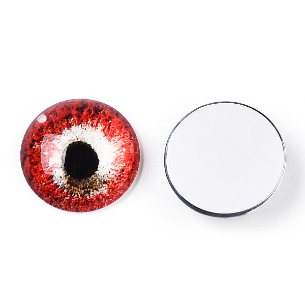 PandaHall Glass Cabochons, Half Round with Eye, FireBrick, 20x6.5mm Glass Half Round Red
PandaHall Glass Cabochons, Half Round with Eye, FireBrick, 20x6.5mm Glass Half Round Red