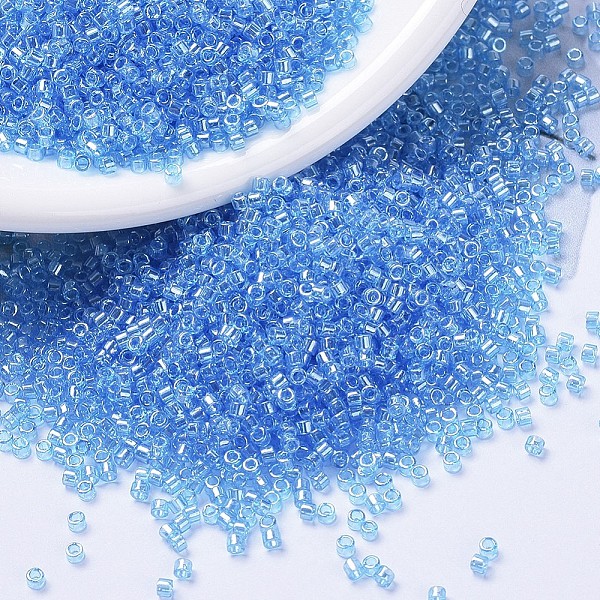 PandaHall MIYUKI Delica Beads, Cylinder, Japanese Seed Beads, 11/0, (DB1229) Transparent Ocean Blue Luster, 1.3x1.6mm, Hole: 0.8mm, about..., Cyan
PandaHall MIYUKI Delica Beads, Cylinder, Japanese Seed Beads, 11/0, (DB1229) Transparent Ocean Blue Luster, 1.3x1.6mm, Hole: 0.8mm, about..., Cyan