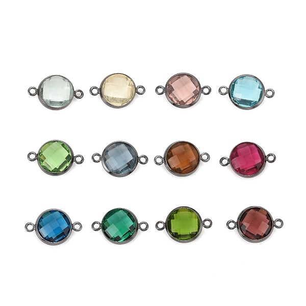 PandaHall Brass Glass Links Connectors, Long-Lasting Plated, Lead Free & Nickel Free & Cadmium Free, Faceted, Flat Round, Gunmetal, Mixed..., Multicolor
PandaHall Brass Glass Links Connectors, Long-Lasting Plated, Lead Free & Nickel Free & Cadmium Free, Faceted, Flat Round, Gunmetal, Mixed..., Multicolor