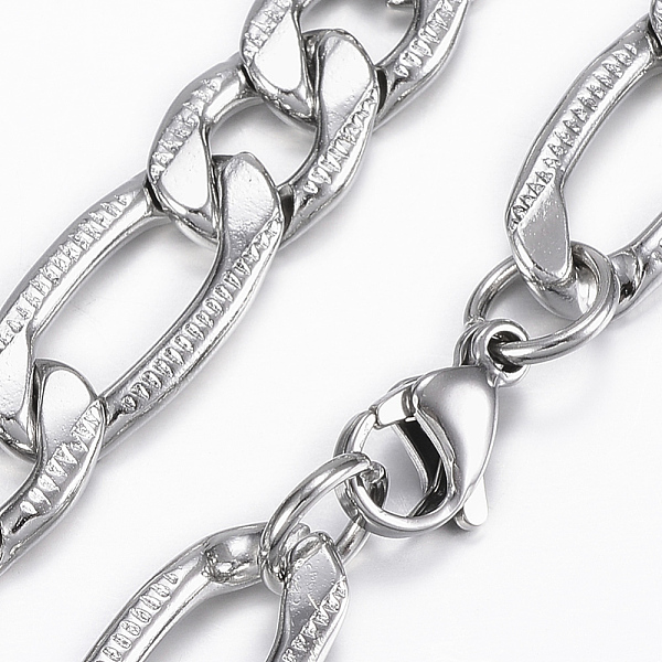 PandaHall Trendy Men's Figaro Chain Necklaces, 304 Stainless Steel Chain Necklaces, with Lobster Claw Clasp, Stainless Steel Color, 29.52...
PandaHall Trendy Men's Figaro Chain Necklaces, 304 Stainless Steel Chain Necklaces, with Lobster Claw Clasp, Stainless Steel Color, 29.52...
