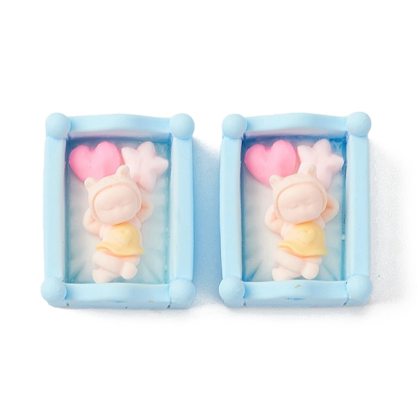 PandaHall Opaque Resin Cabochons, Bed with Baby, Sky Blue, 25x20.5x12mm Resin Human
PandaHall Opaque Resin Cabochons, Bed with Baby, Sky Blue, 25x20.5x12mm Resin Human