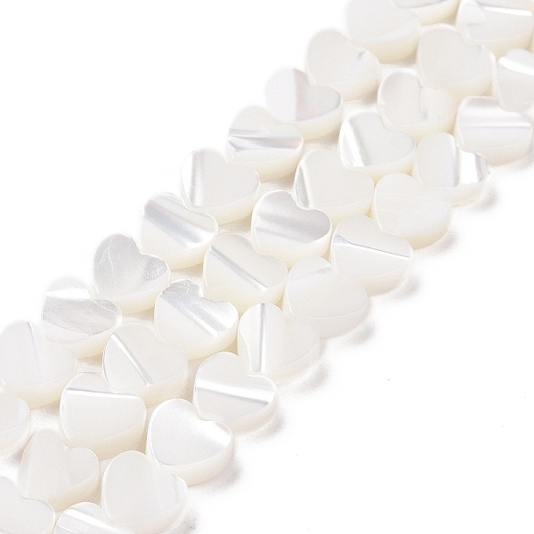 PandaHall Natural Trochus Shell Beads Strands, Heart, White, 6.5x6.5x2.5mm, Hole: 0.8mm, about 66pcs/strand, 15.20''(38.6cm) Trochus Shell...
PandaHall Natural Trochus Shell Beads Strands, Heart, White, 6.5x6.5x2.5mm, Hole: 0.8mm, about 66pcs/strand, 15.20''(38.6cm) Trochus Shell...