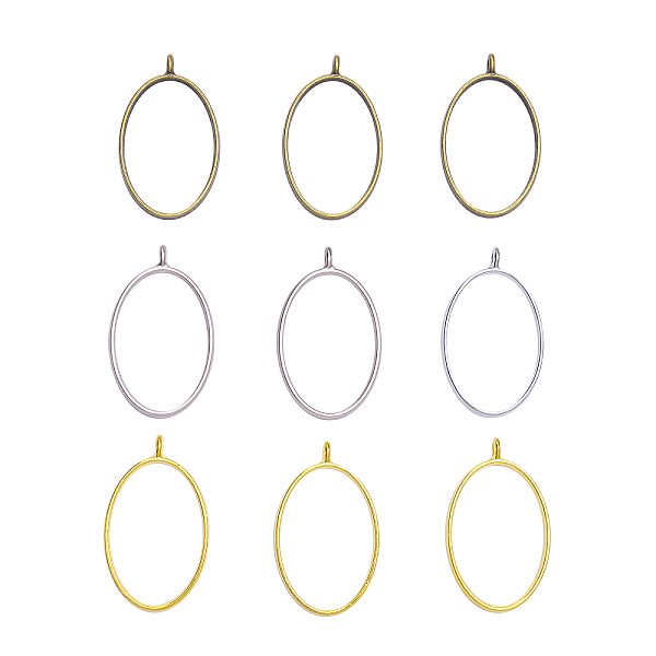 PandaHall Matte Style Rack Plating Alloy Oval Open Back Bezel Pendants, For DIY UV Resin, Epoxy Resin, Pressed Flower Jewelry, Lead Free &...
PandaHall Matte Style Rack Plating Alloy Oval Open Back Bezel Pendants, For DIY UV Resin, Epoxy Resin, Pressed Flower Jewelry, Lead Free &...